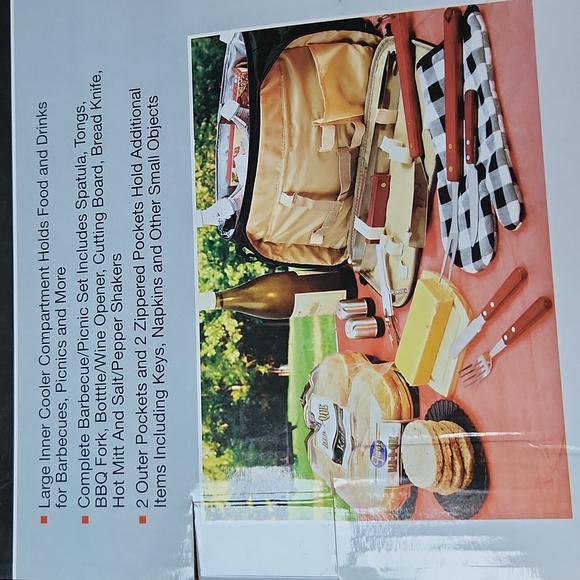 Meridian Point 12 Piece BBQ Set with Cooler bag. New in Original packaging. - Picture 8 of 8